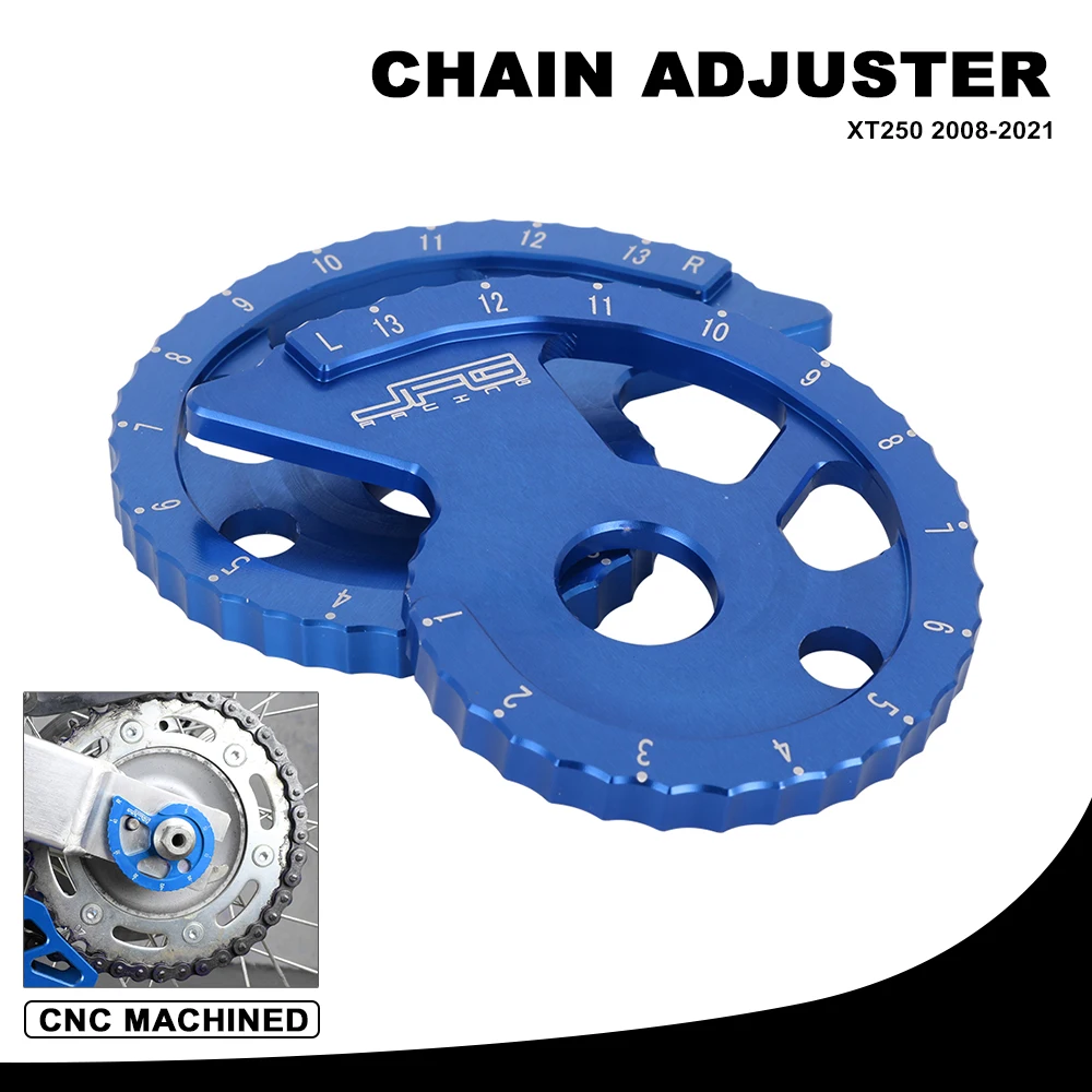 Motorrad Kettenführung Teller Regler Für Yamaha XT250 2008-2021 CNC 6061-T6 Aluminium Legierung Motorräder Zubehör