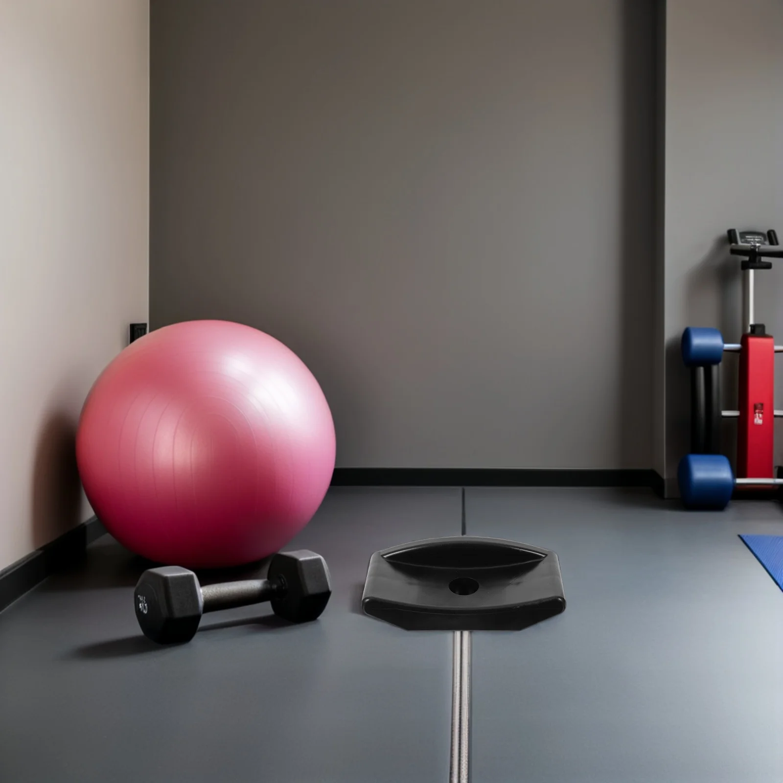 

5pcs Dumbbell Stand: Compact Durable Storage Rack For Home Gym Lightweight Hollow Design Noise Reduction Wear Resistant Fitness