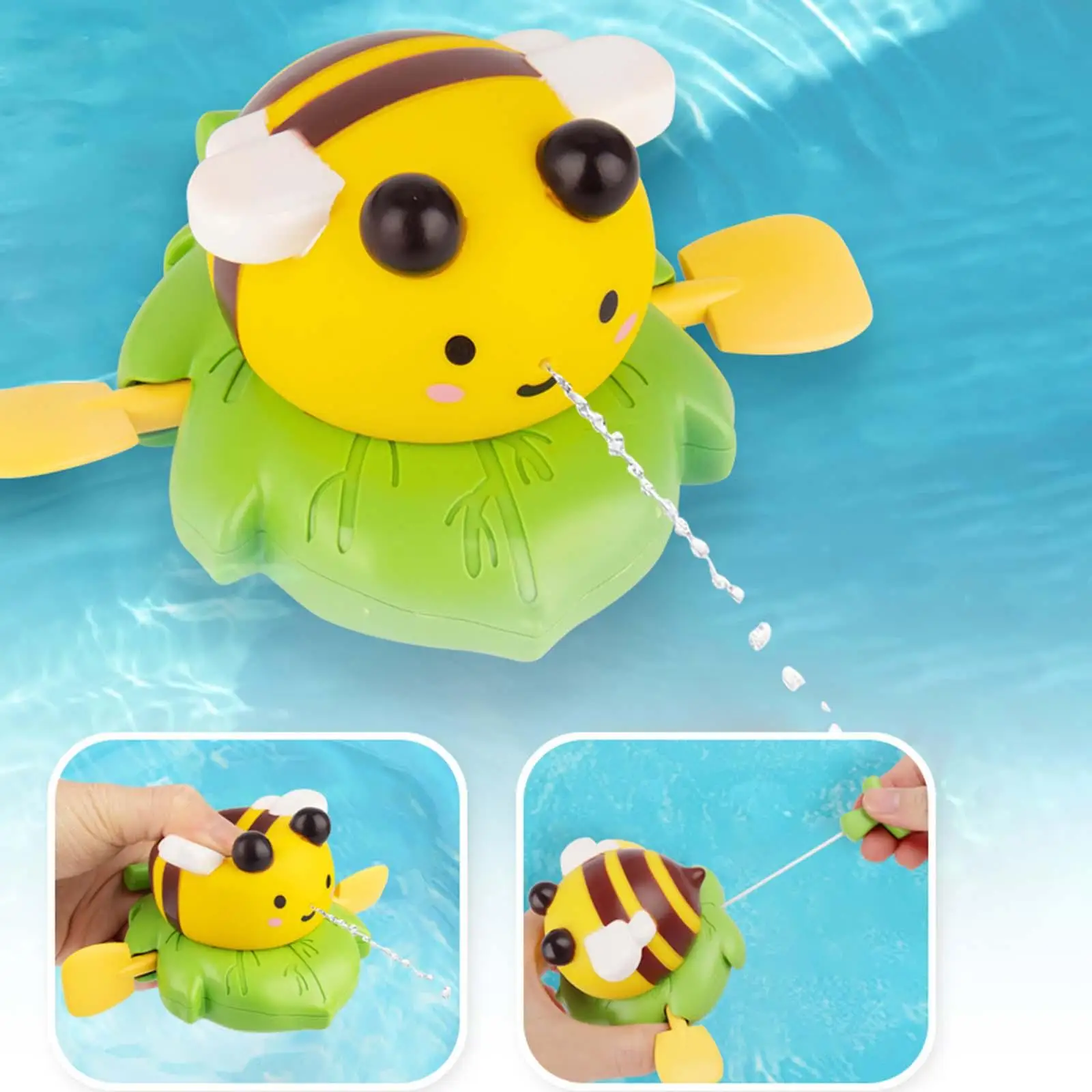 

Cartoon Baby Bath Toys Bathtub Game Bathroom Bathing Toys Interactive Water Spray for Kids 2 3 4 Children Boys Birthday Gift