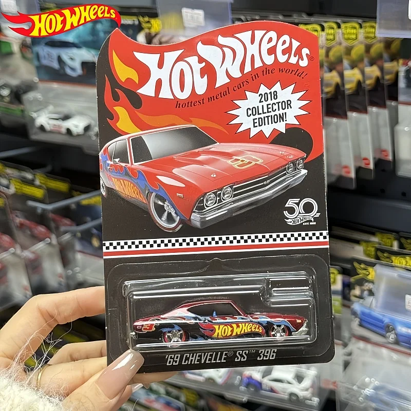 

Оригинальная коллекционная серия Hot Wheels 2018 года, модель Chevrolet 69 S S 396, литая под давлением модель из сплава, коллекционная игрушечная машинка, подарок на день рождения для мальчика
