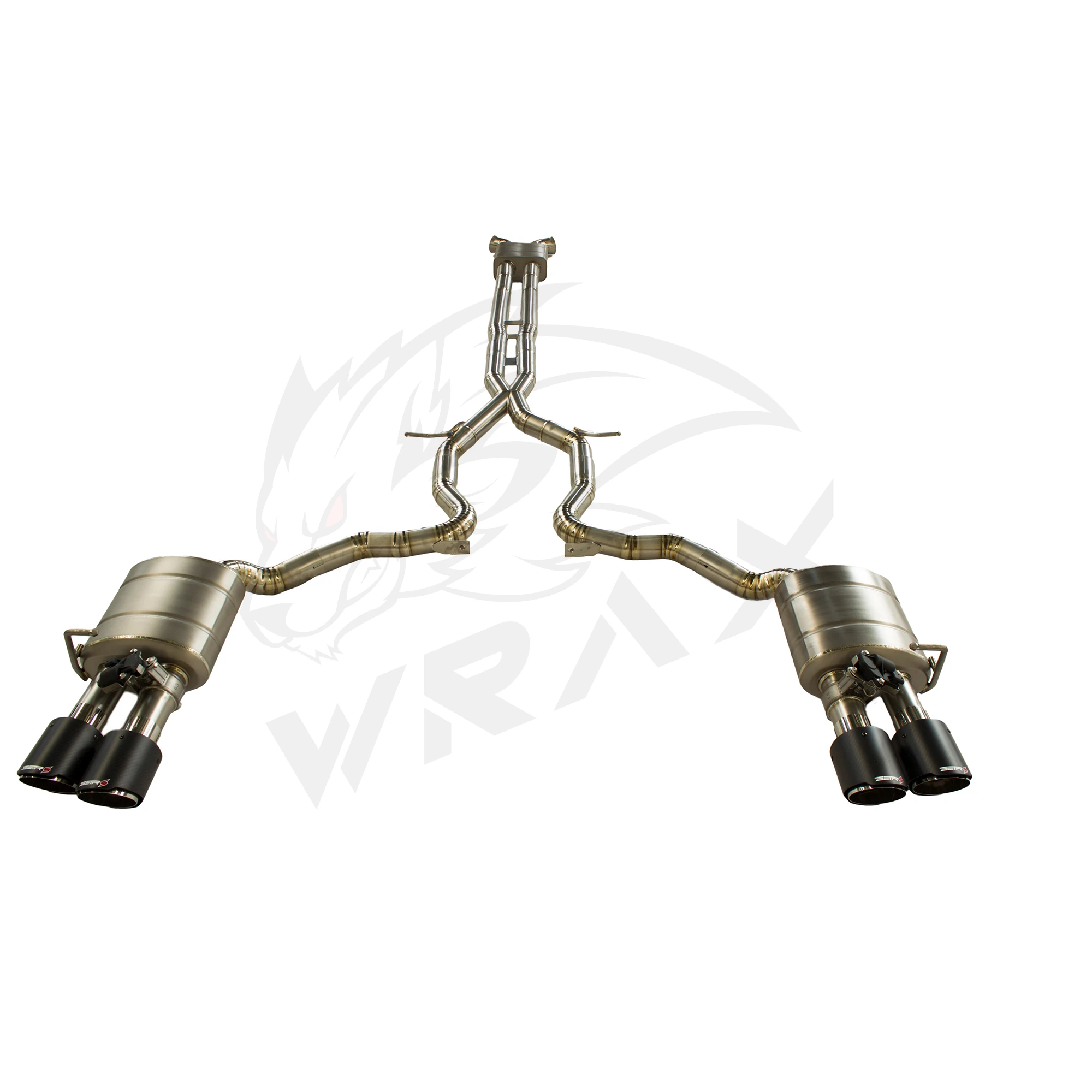 Ulepszenie układu wydechowego WRAX Performance dla Porsche Panamera (Typ 971) - Catback ze stopu tytanu z zaworami tłumika