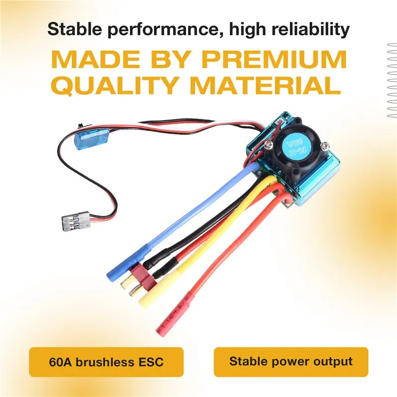 MACH-60A Bürstenloser ESC-Gesc – Banana Plug Bewertung und Preis