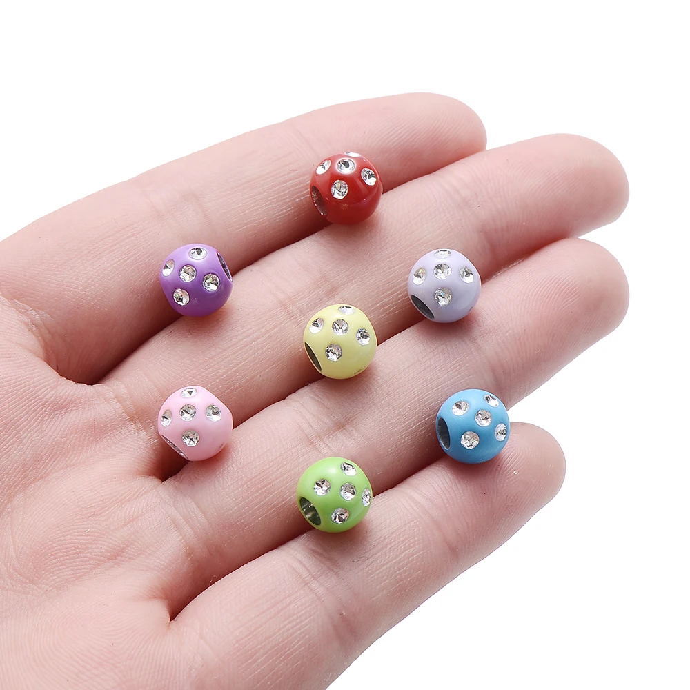 iYOE 50pcs 7x8mm Mix Acrylic S - Crystal Bead Mix recension och pris
