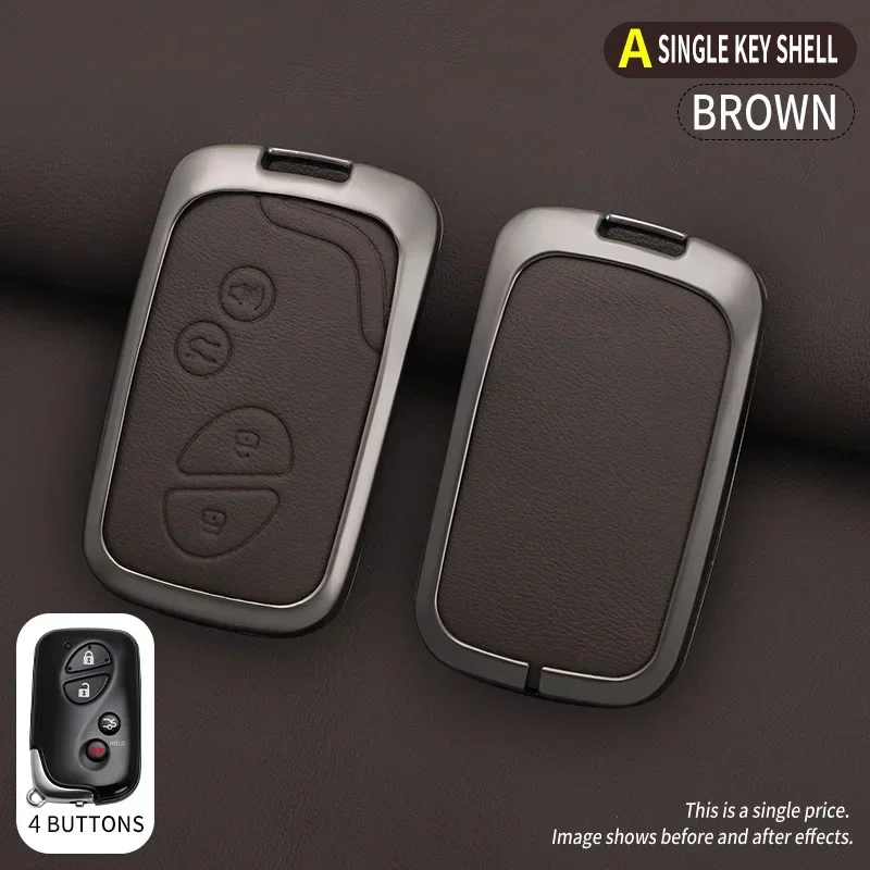 Car Key Case Cover For Lexus CT200H GX400 GX460 IS250 IS300C RX270 ES240 ES350 LS460 GS300 450h 460h Shell Interior Accessories