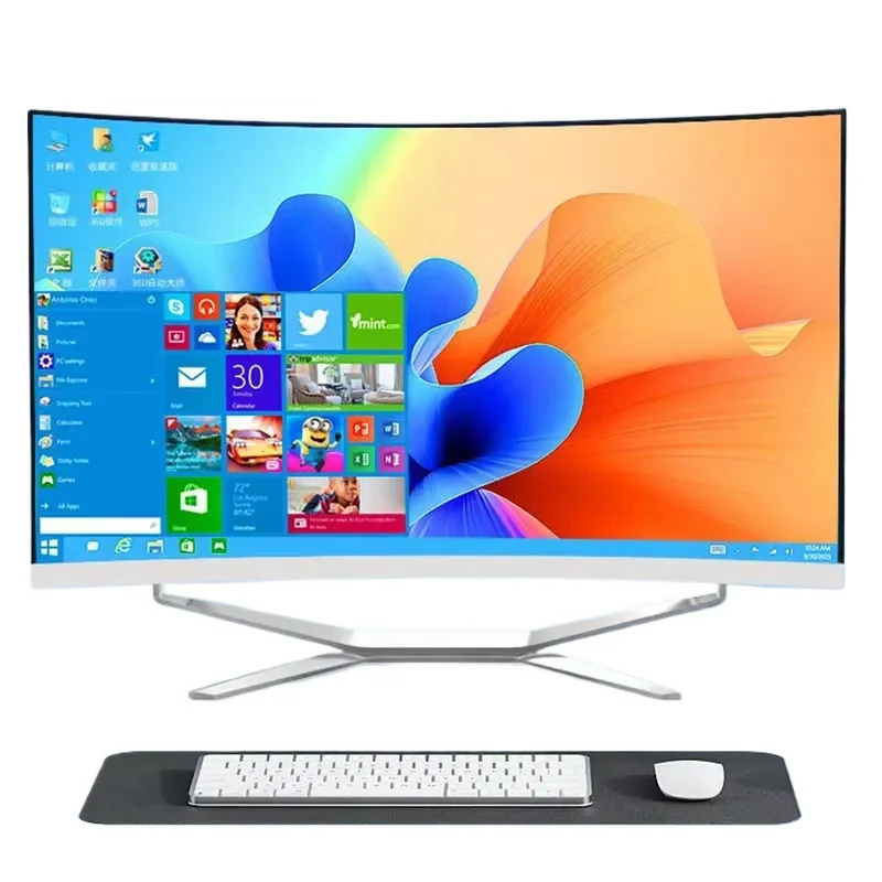 All-in-one PC I3 I5 I7 I9 Desktop Computer Office 27inch Desktop Computer for Home and Office Editing