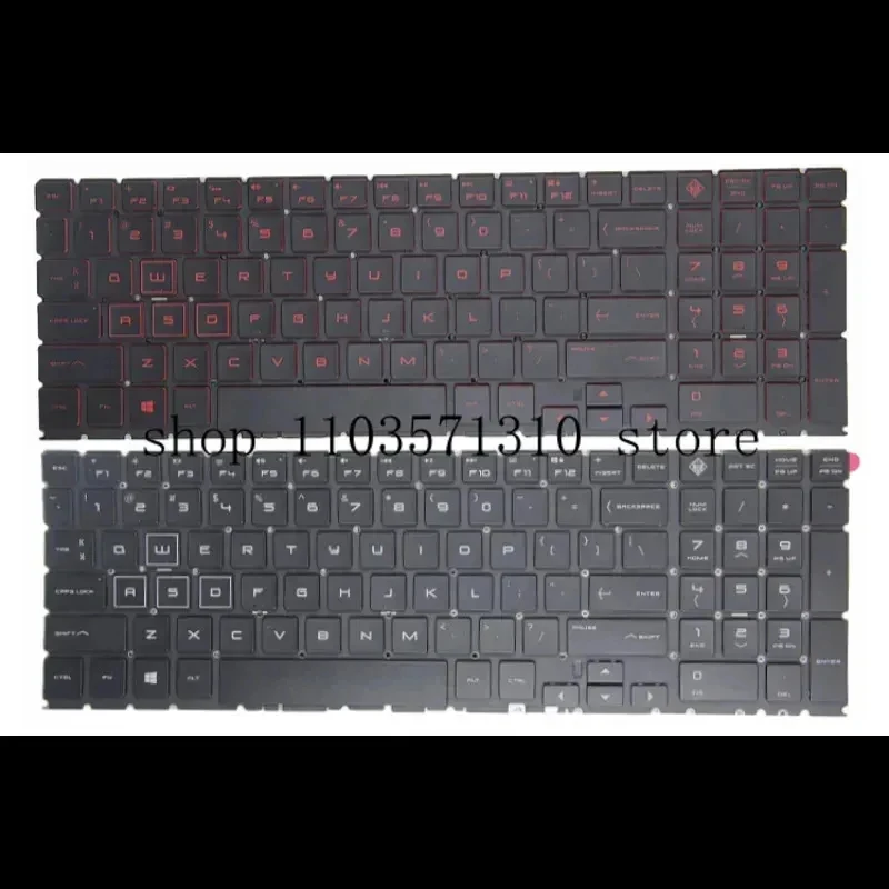 US Laptop Keyboard With backlight for HP 15-DH 15-DC Q211 C143 OMEN 15 DC DC0003la DC005TX DC0004TX 15-DH TPN-Q211 JM