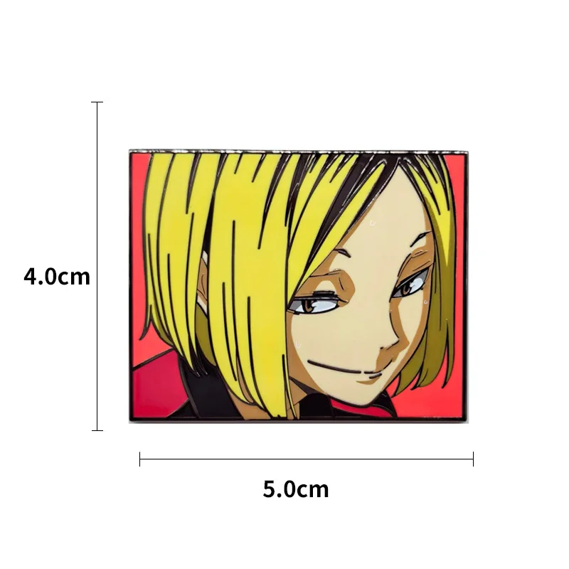 Classic Volleyball Anime Kozume Kenma Lapel Pins for Backpack Hard Enamel Pin Men Women's Brooch Manga Badges Jewelry Gifts