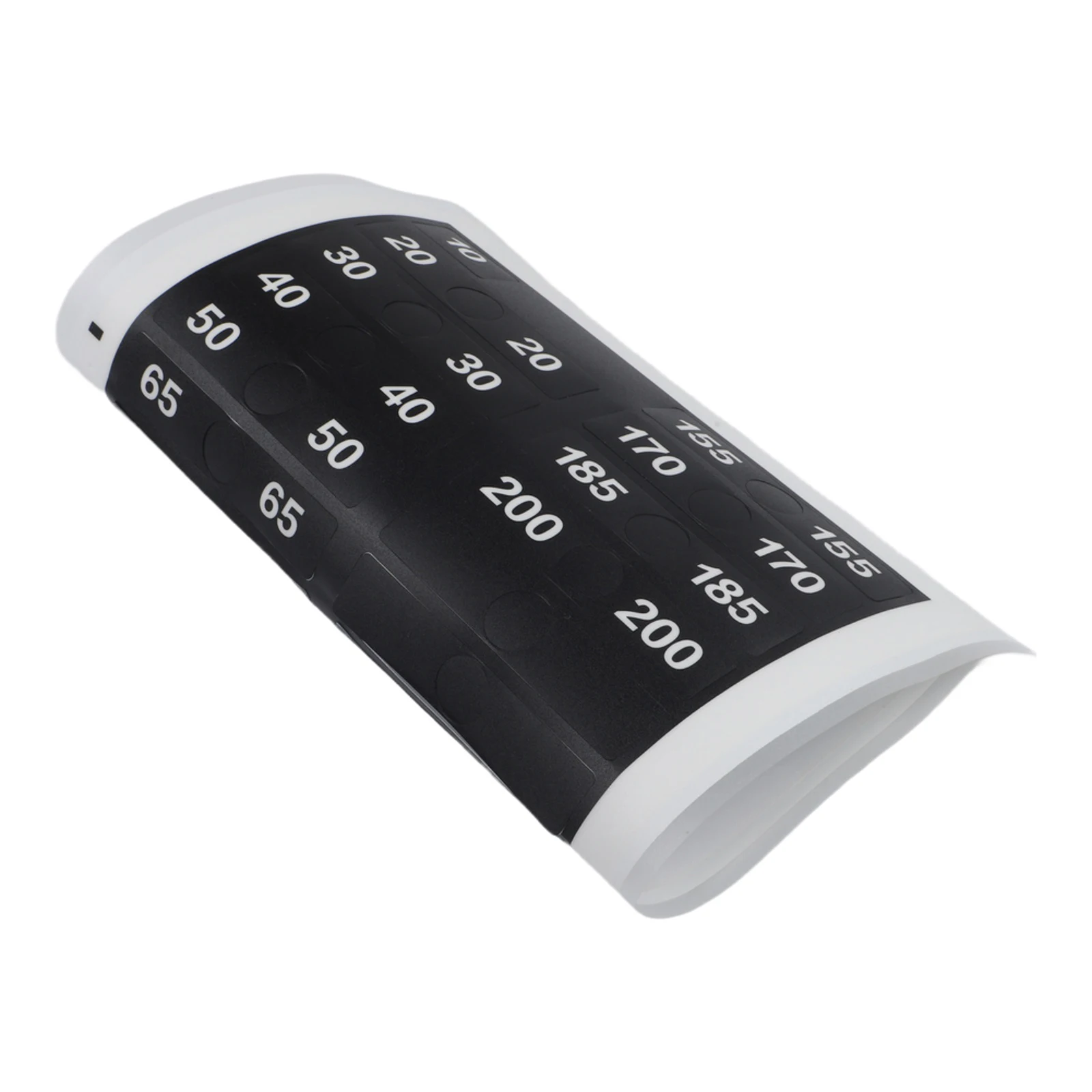 Gym Weight Stickers for Fitness Equipment Weight Stack Labels Numbered 5 - 140 lbs Material with Traceless Removal