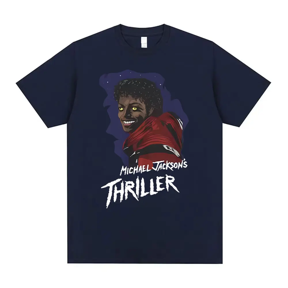 Michael Jackson Thriller Graphic T Shirts King of Pop Zombie Music Legen T-shirt Men Women Classic Vintage Oversized T-shirts