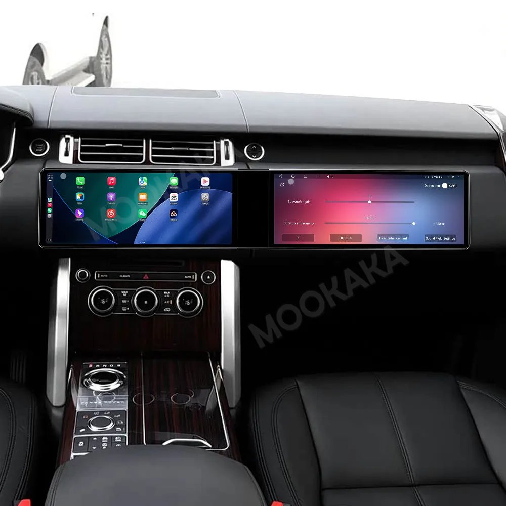 

24,6-дюймовый автомобильный радиоприемник Android для Land Rover Range Rover, автобиография L405 2017, стерео мультимедийный Carplay, GPS-навигатор, головное устройство