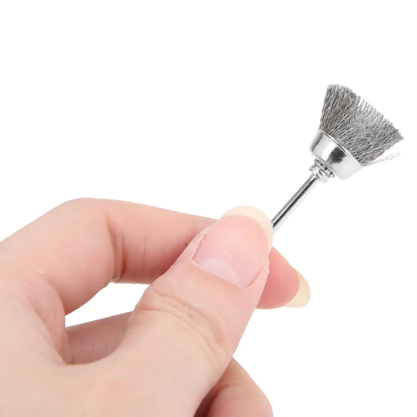 Brass Wire Nail Drill Bit Cleaner Brush - Manicure Tool Accessory for Nail Polishing & Cleaning