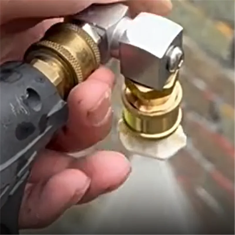 

360° Pivot Spray Nozzle Pressure Washer Gun for Vehicle Cleaning with 1/4" Fast Connect Leak-Proof Design Water Economy