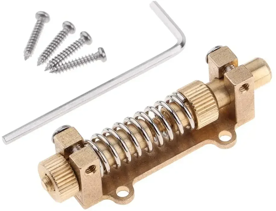 Alnicov Brass Tremolo Stabilizer Guitar Tremolo Stopper Stabilizing Device Kit