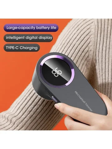 Lint Remover for Clothing LED Digital Electric Pellet Fluff Remover USB Rechargeable Fuzz Fabric Shaver Sweater Dropshipping