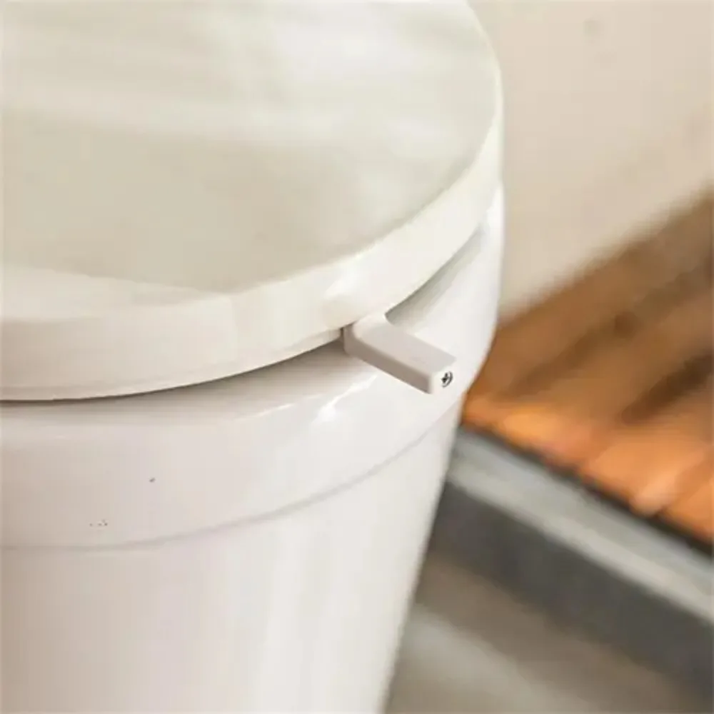 Portable Plastic Toilet Seat Lifters White No-dirty Hand Closestool Seat Cover Handle Retractable Toilet Ring Flip Home Toilet