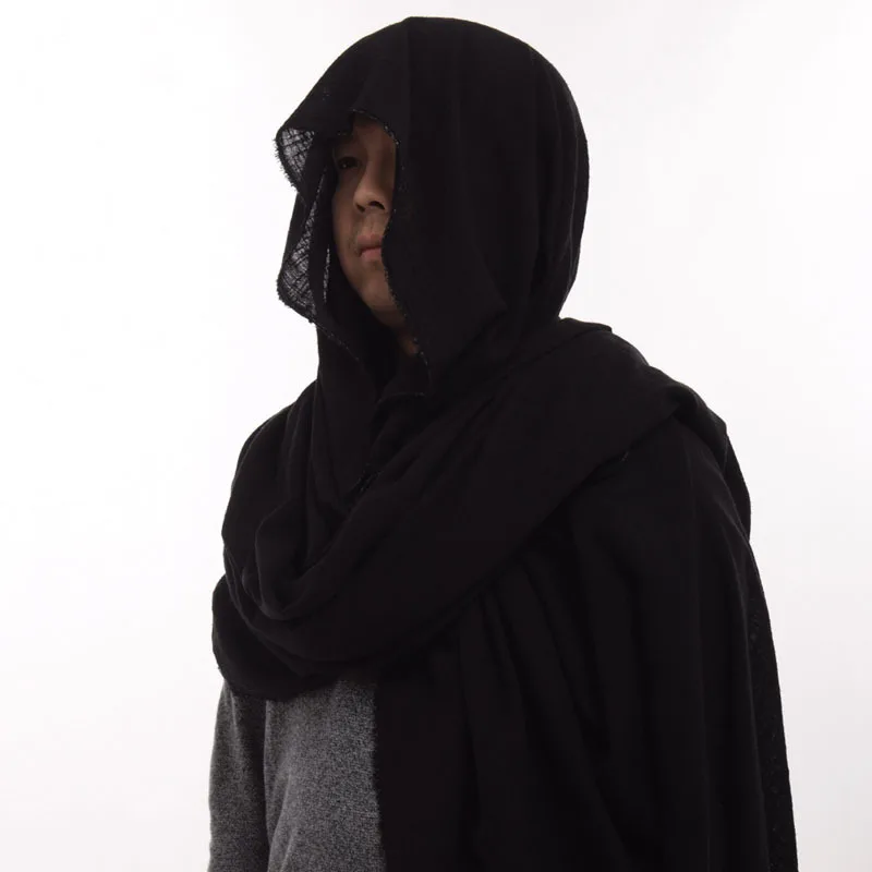 Mens Vintage Medieval Hood Cloak Scarf Middle Ages Mittelalter Shoulder Cowl