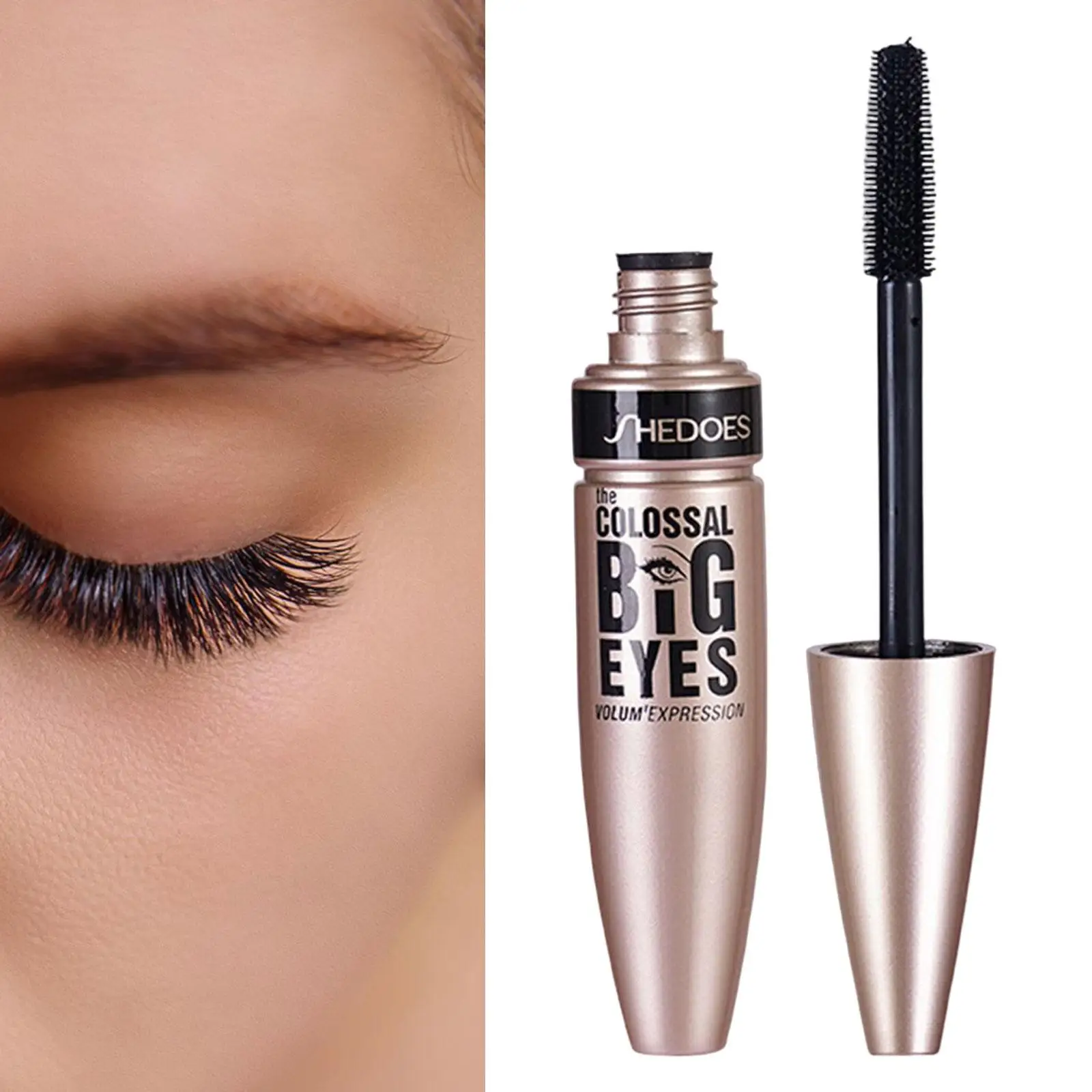 5-6pack Mascara No Smudging Eye Makeup Sweatproof Silicone Soft Brush Girl Gifts