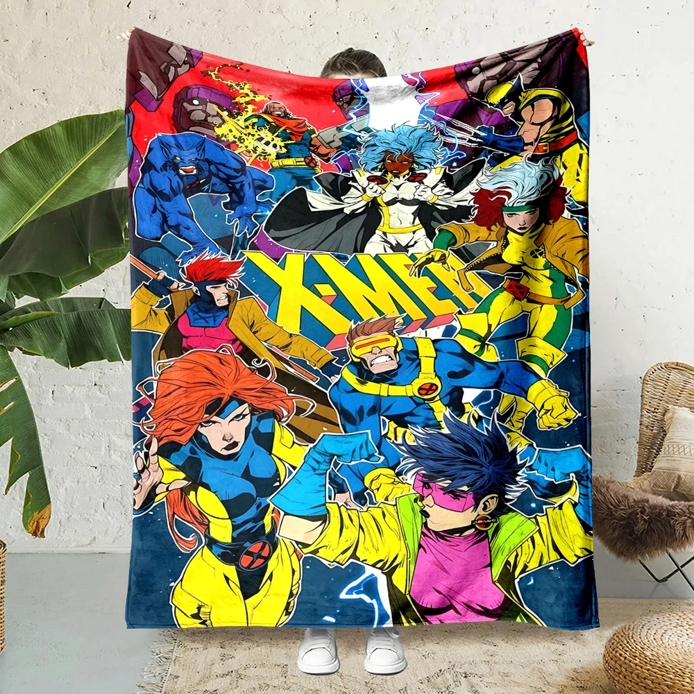 Marvel X-Men Wolverine Printed Blanket Children Adult Blanket Soft and Warm Bedding for Bed Sofa Outdoor Travel Cover Blanket