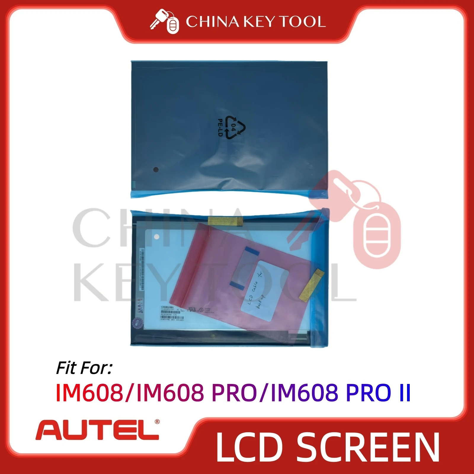 High Quality LCD Display for IM608 IM608 PRO II IM608 II Key Programming Tool Replacement Screen for Autel IM608 Series
