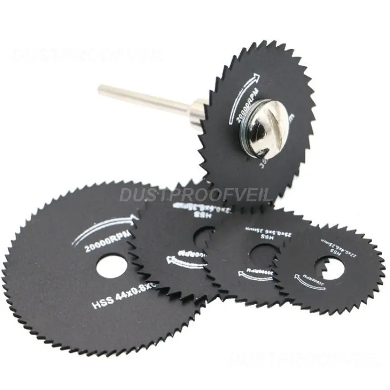 1~10PCS Multi-function Power Tool HSS Mini Circular Saw Blade For For Dremel Rotary Tool Wood Cutting Discs Drill Mandrel