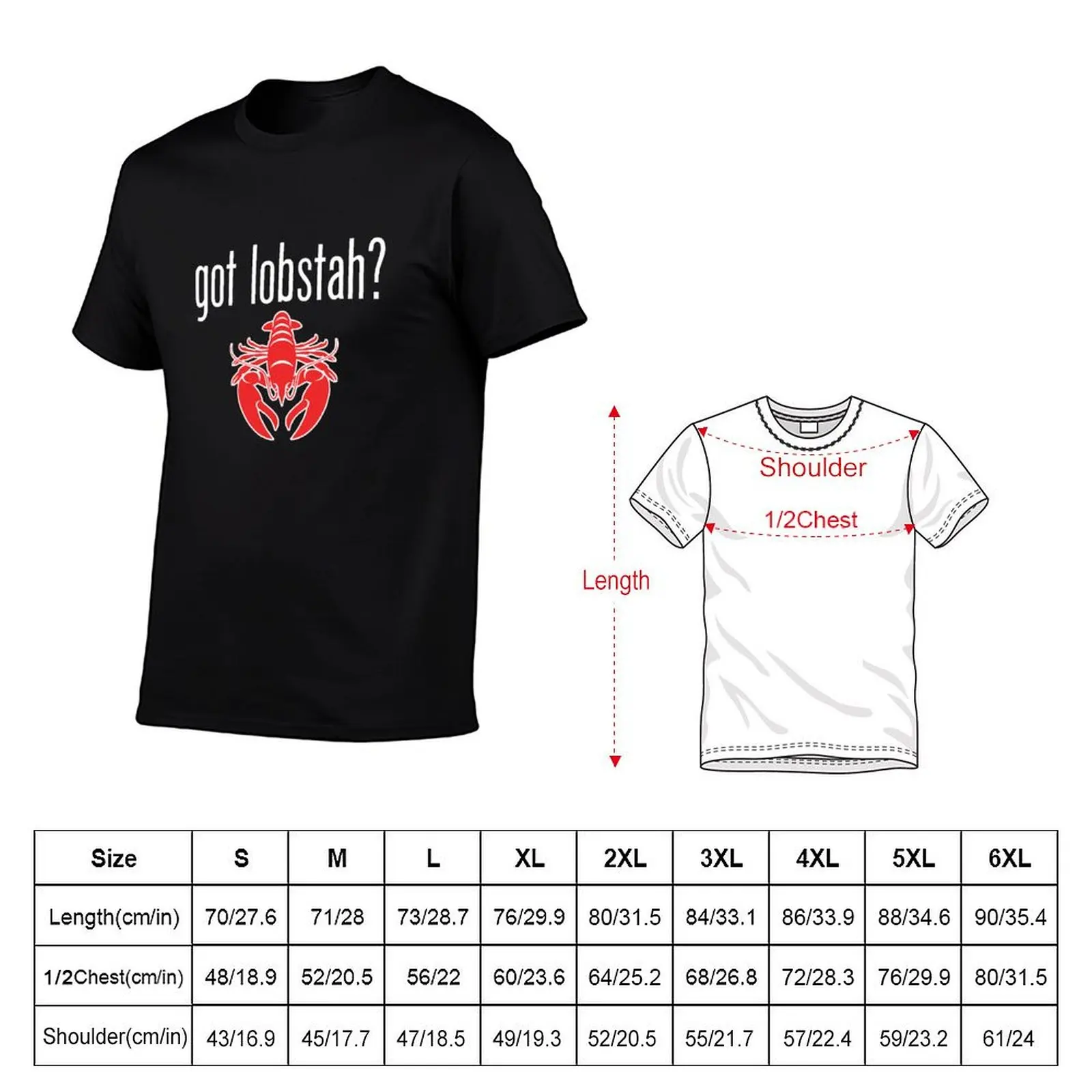 Got lobstah? T-Shirt plus size tops man t shirt baggy shirts summer tops oversized t shirt men