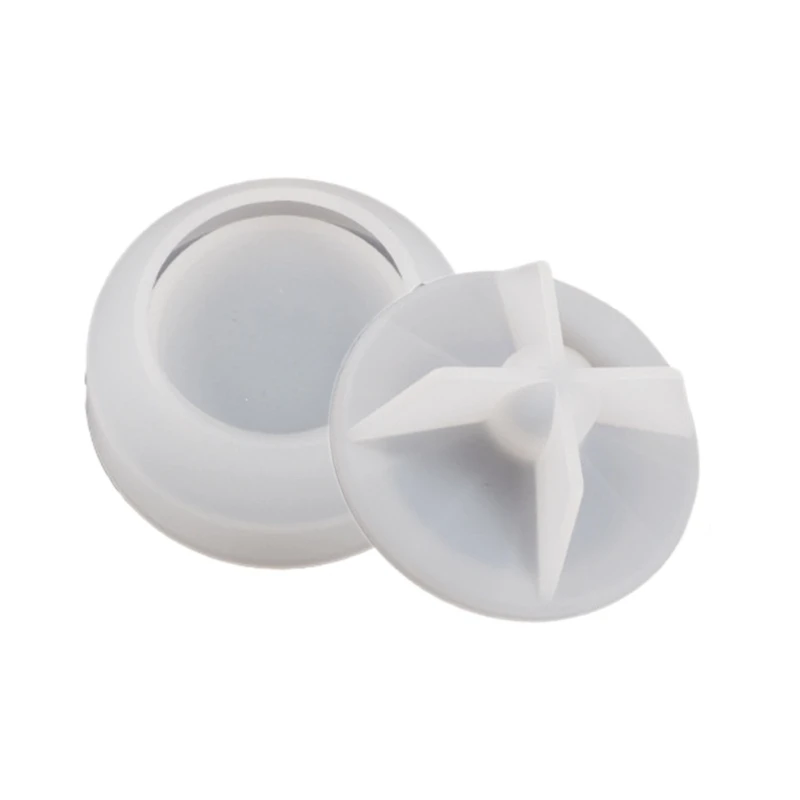 Round Shaped Storage Container Moulds Silicone Material Perfect for DIY Crafts Dropship