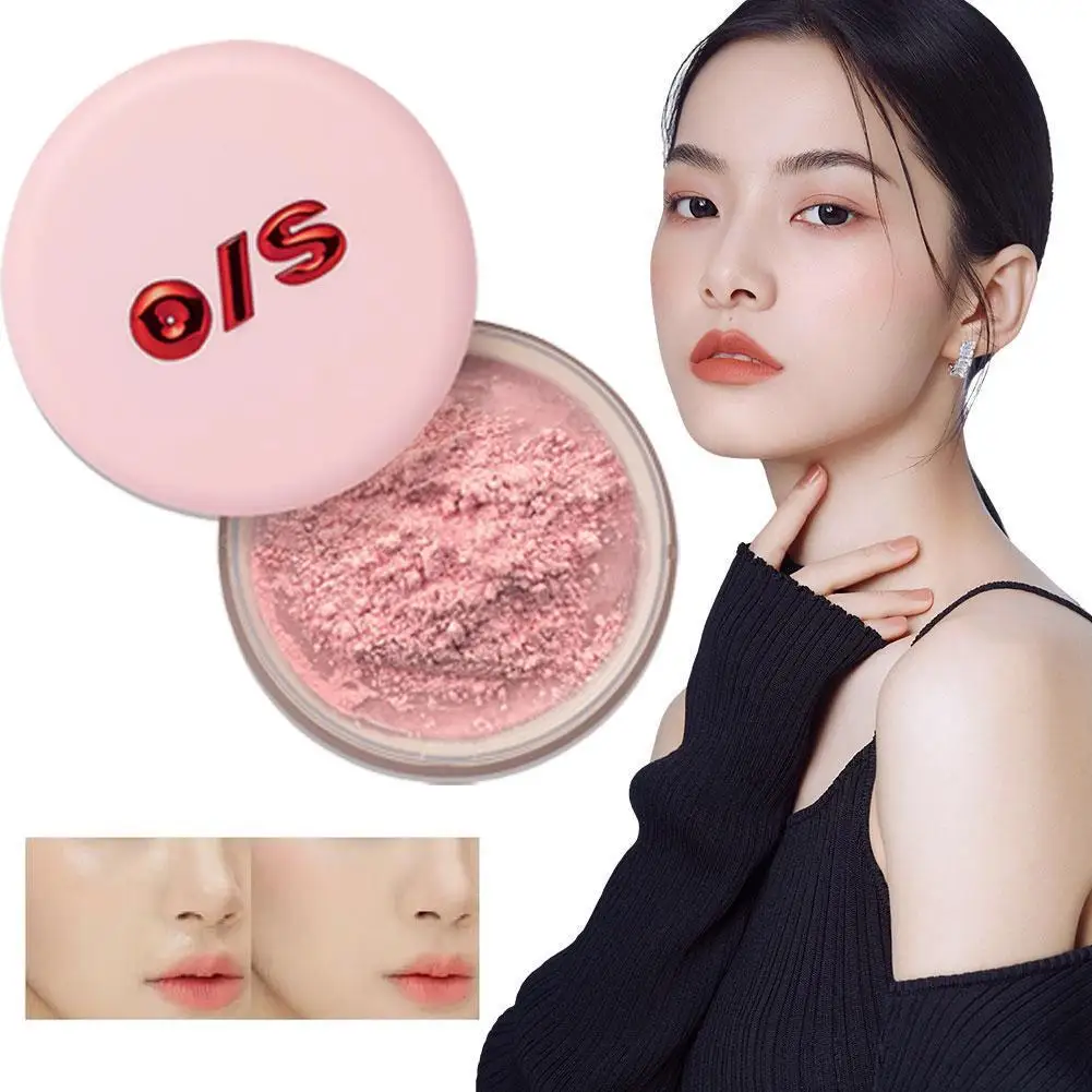 ﻿   Polvere fissante opaca Versione di alta qualità Polvere di miele Fondotinta in polvere fissante naturale Copertura completa Trucco per pori invisibili