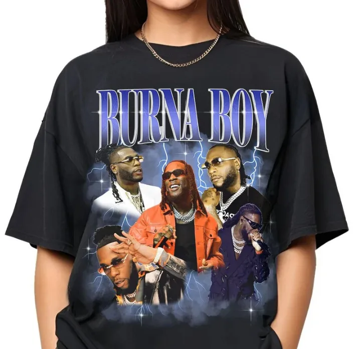 Vintage Burna Boy Bootleg Rap Tee, Burna Boy Concert Shirt, Gift For Fan