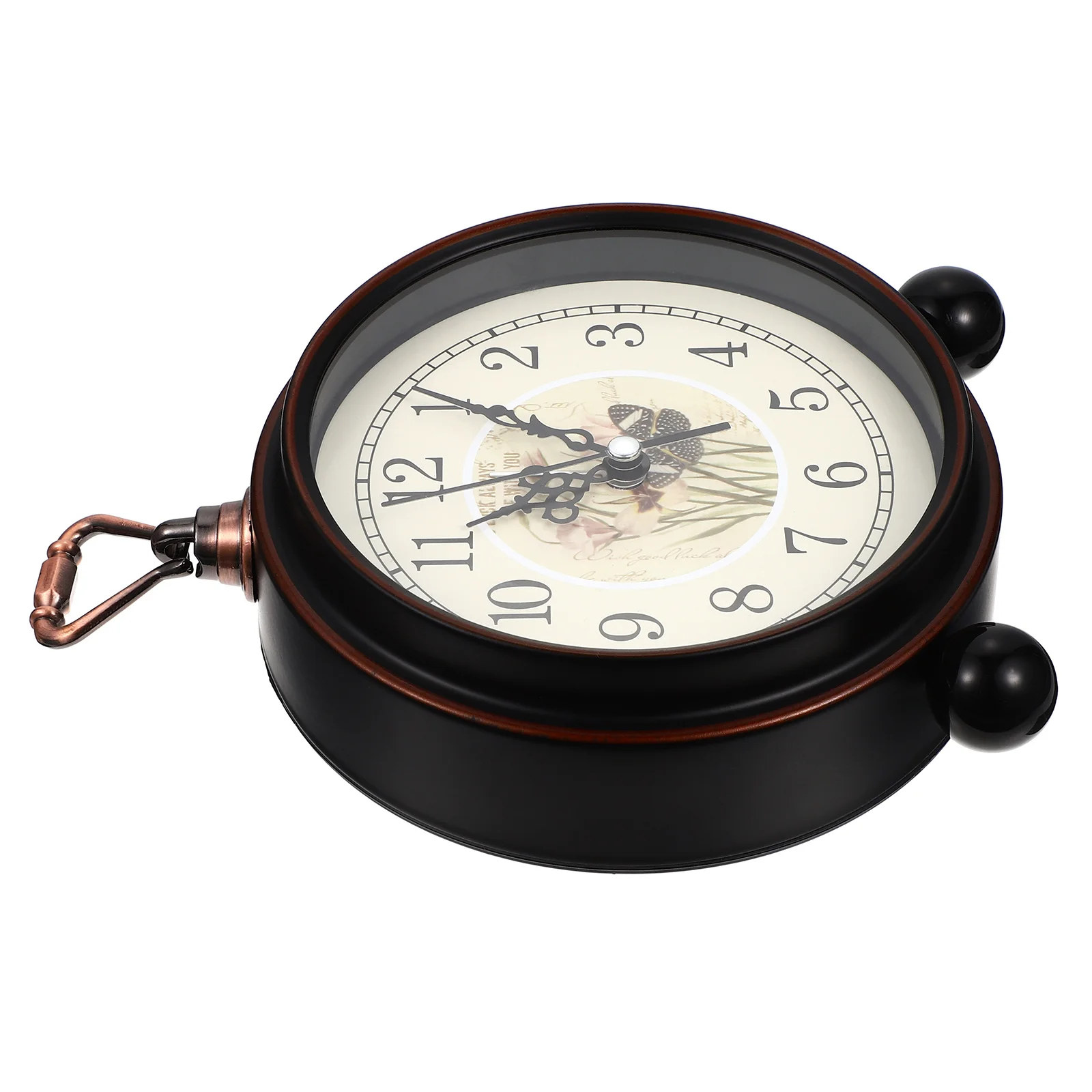

Retro Alarm Vintage Tabletop Decorative Clock Silent Mute Bedside Mute Clock Desktop Timepiece For Bedroom Home Office Use