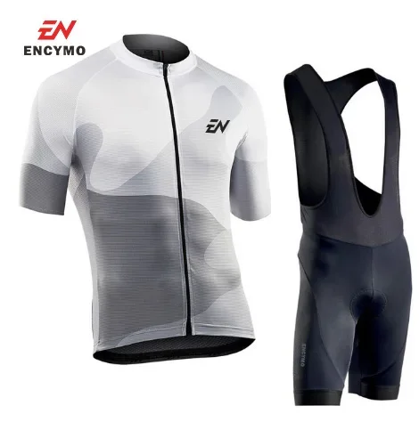 

2023 【NEW】Men Cycling Jersey Summer Short Sleeve Set Maillot Bib Shorts Bicycle Clothes Sportwear Shirt Clothing