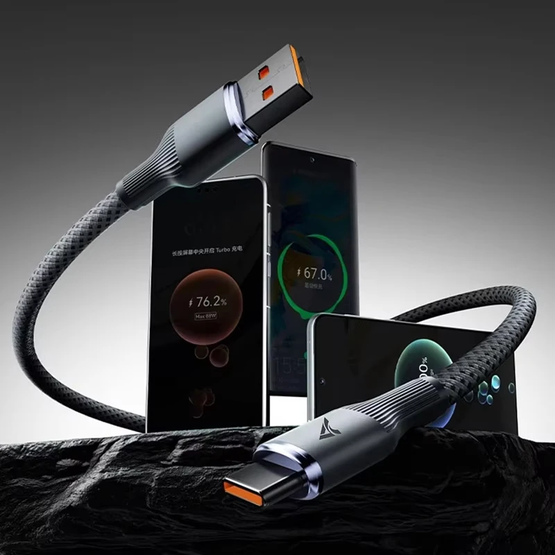 120W USB Type C Cable Quick Charging Braided Data Cable Super Fast Charge Cable For Huawei Sumsung 0.25M/1M/1.5M/2M/3M