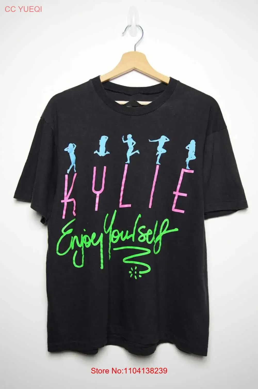 Vintage Enjoy Yourself Kylie Minogue Shirt Classic Black Unisex S-234XL GY320