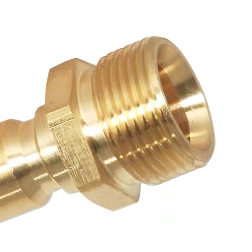 Spout Quick Connector 22*1.5 Copper Female And Male Fixtures Gold Color High Pressure Home Plumbing High Quality