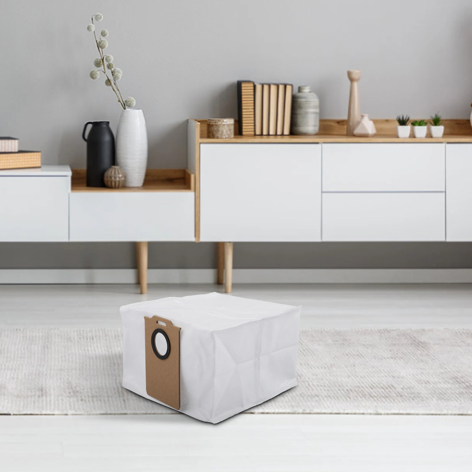 

Replacement Dust Bags for BPMIO B15Plus Robot Vacuum Cleaner with Large Capacity for Reduced Frequency of Change