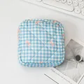 Blue Plaid Bow