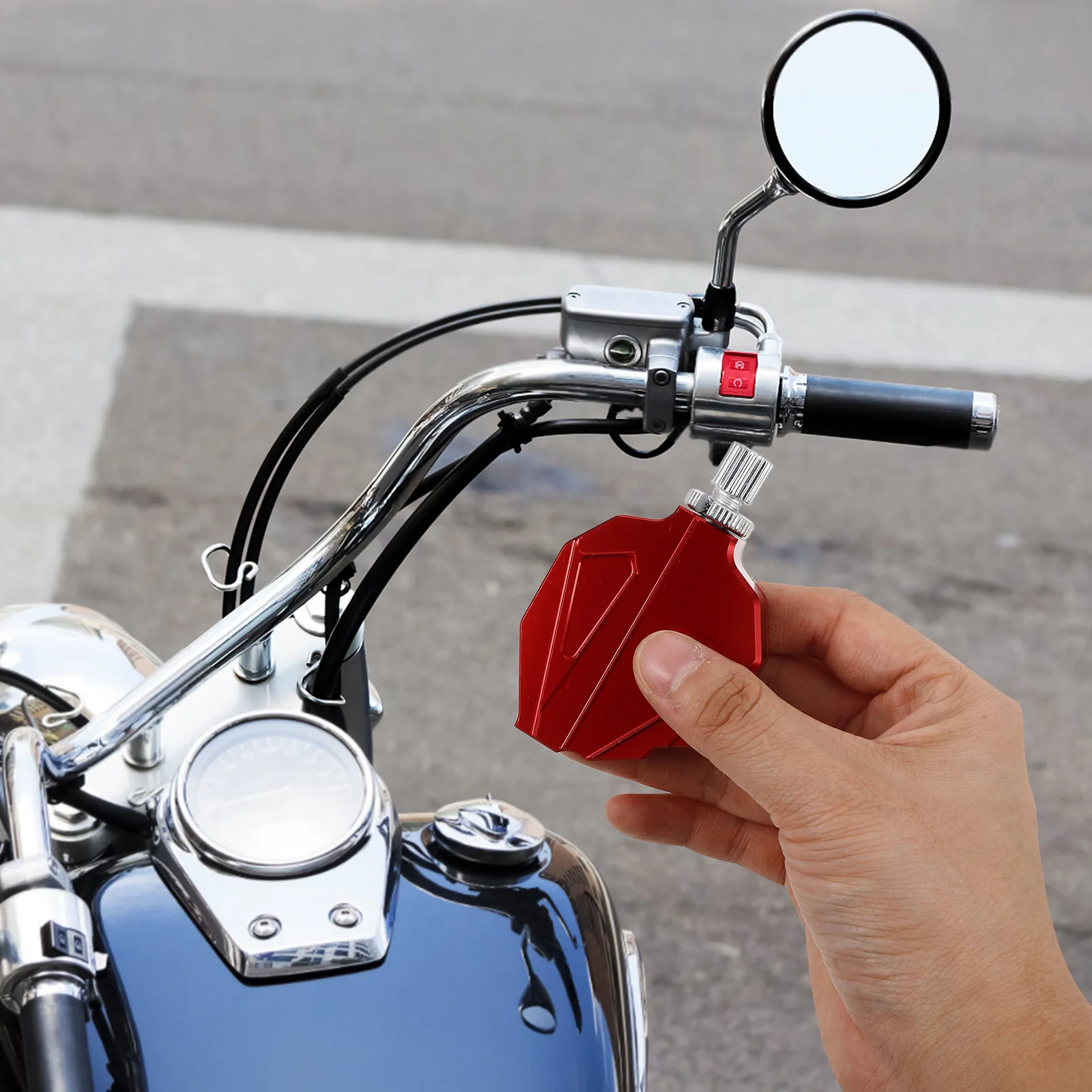 

Universal Motorcycle Clutch Lever Handle Dirt Bike Modification Parts Durable Metal Effortsaving Design Easy Installation