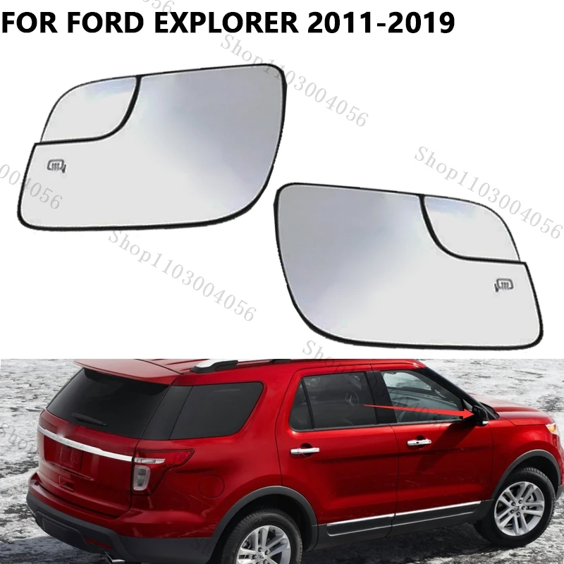 

Rearview Mirror With Heated For Ford Explorer 2011-2016 2017 2018 Exterior Side Mirrors Reflective Lens Mirror Glass Lenses