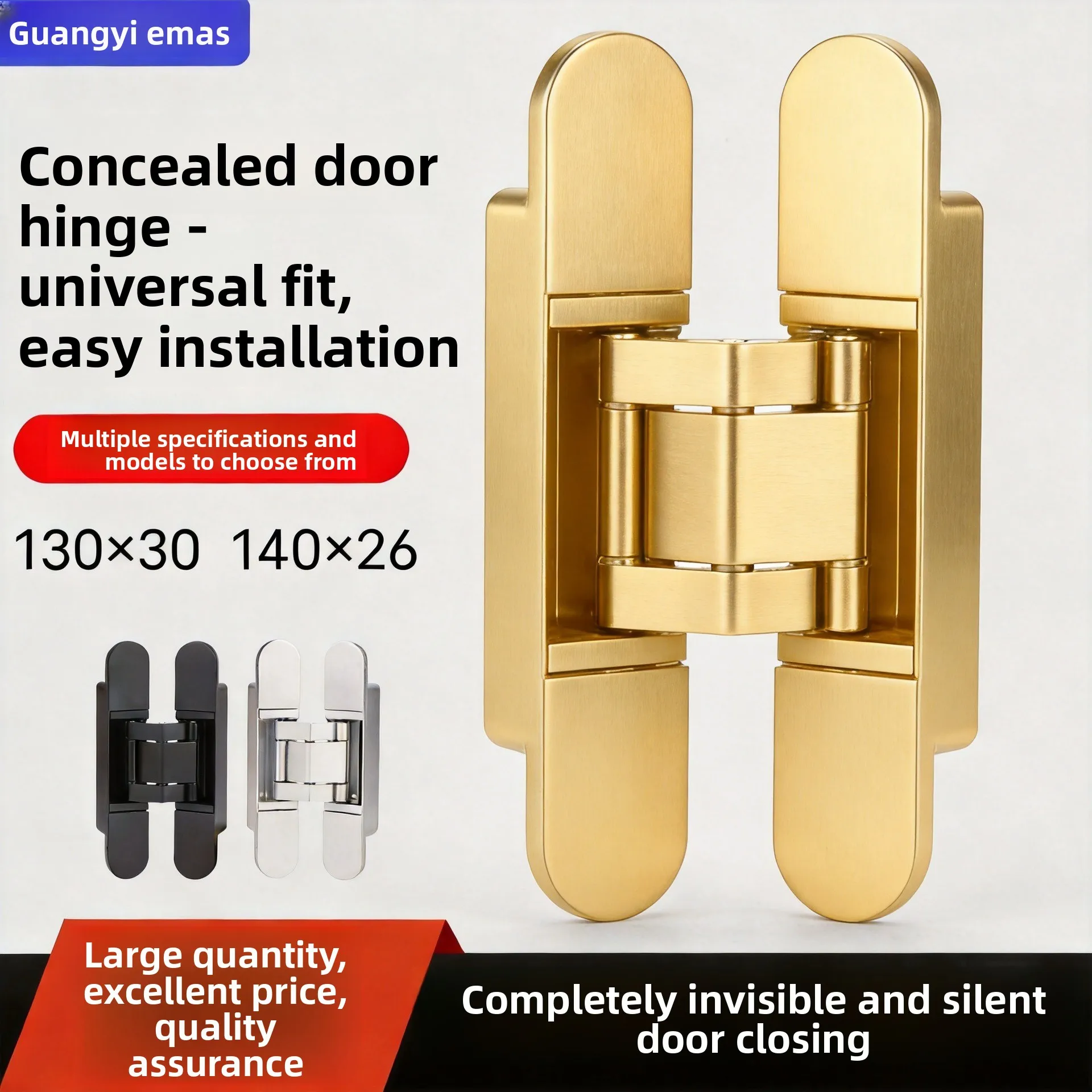 D Adjustable Concealed Door Hinge Stainless Steel Hidden Degree Opening To Kg Load Options Wood Doors Cabinets Folding Furniture