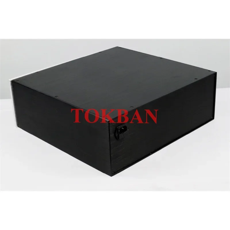 Tokban 430*408*150mm All Aluminum Power Amplifier Chassis Enclosure for Preamplifier HIFI Amplifier Audio Case Shell
