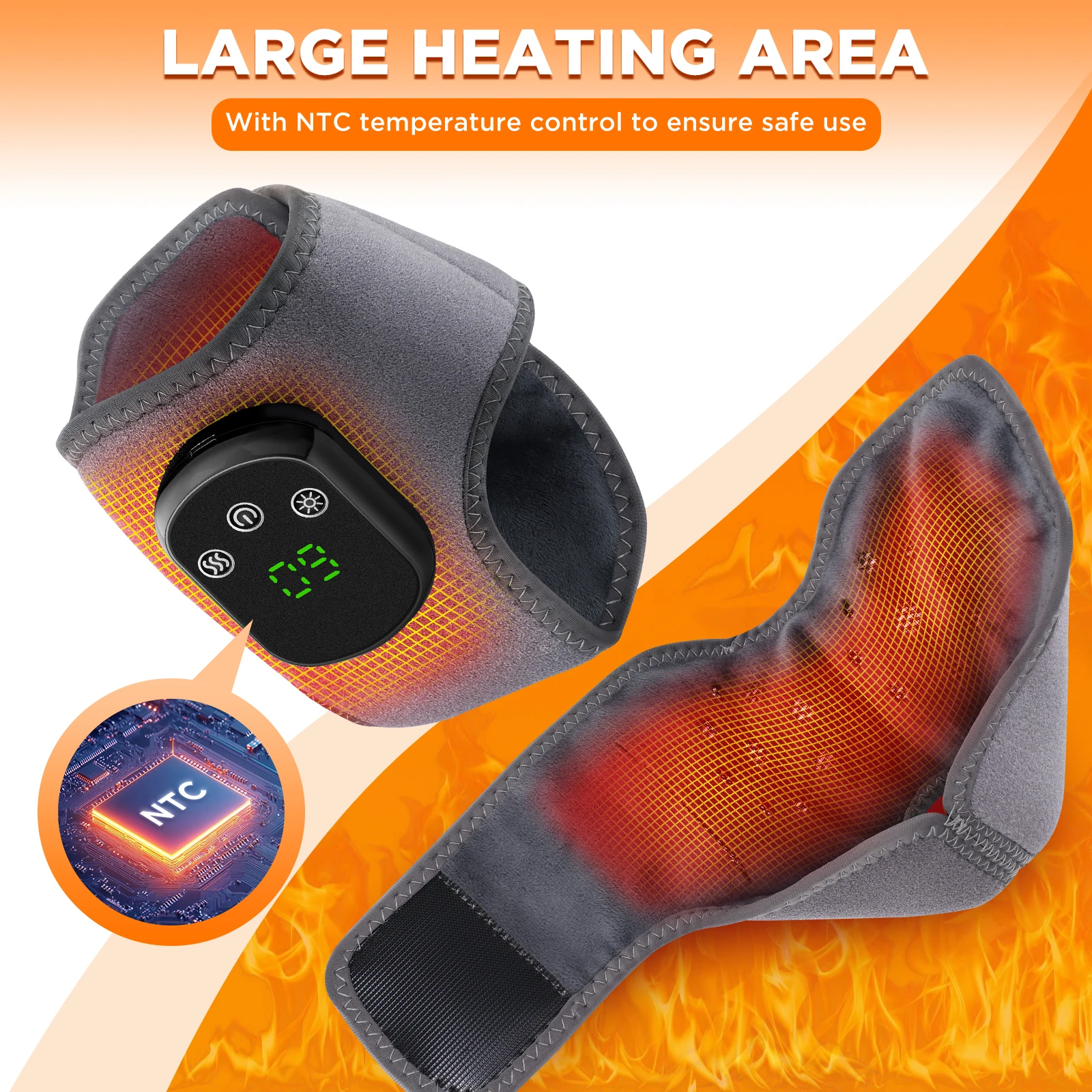 Electric Ankle Massager Ankle Brace Relaxation Treatment Air Compression Foot Massager Relieving Achilles Tendoniti