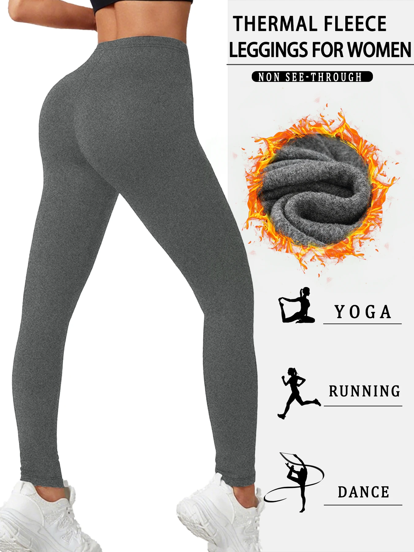 Leggings super morbidi a vita alta con tasche - Pantaloni da yoga da donna per il controllo della pancia per l'allenamento e la vita casual