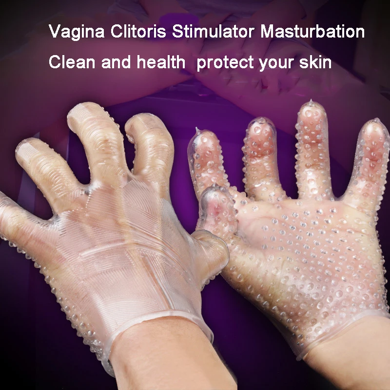 Masturbation Soft Gloves Hot Sale Gloves For Woman & Men Finger Gloves Sex Toys For Couples Male Masturbator EroticToy Sex Tool