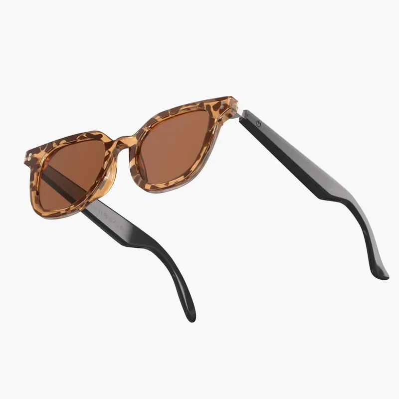 A12 AI Translation Smart Glasses Open Ear Bluetooth Headphones Wireless Bone Conduction Audio Sunglasses for Men Women