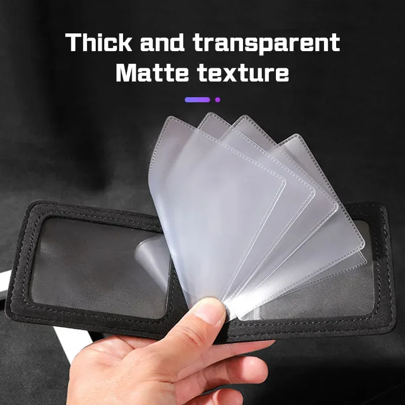 1Pc Suede Leather Car Driver License Bag Slim Document Wallet Card Holder For Leapmotor B10 C10 C16 C11 C01 T03