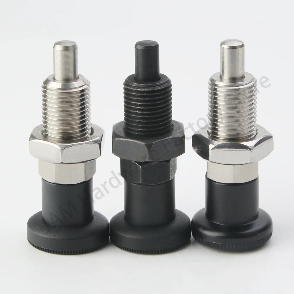 

Factory In Stock MJ221 Plastic Knob Self Locking/Return Type Indexing Pin Stainless/Carbon Steel Index Plunger