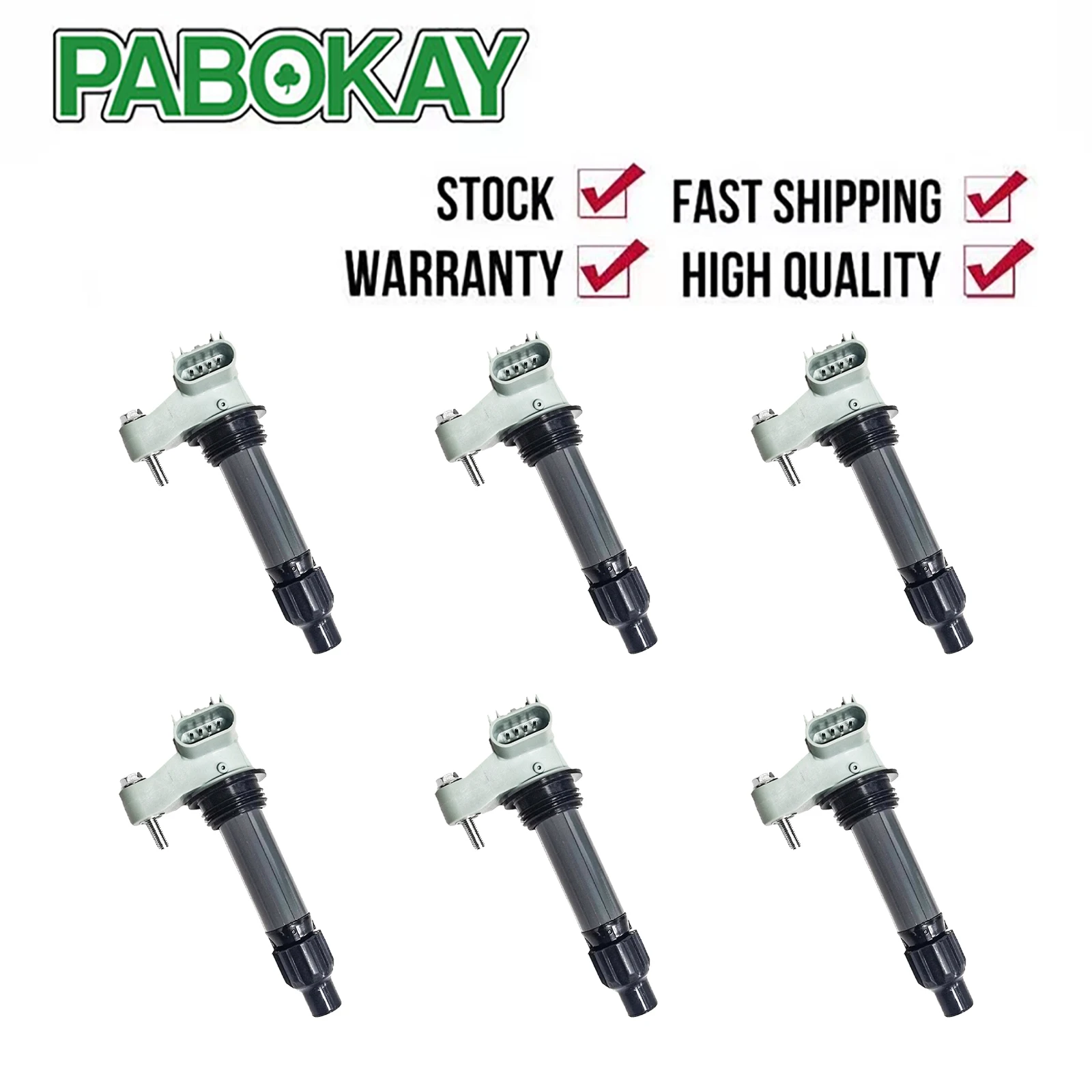 

6 x Ignition Coils For BUICK 08-13 Lacrosse CTS Camaro Impala Terrain SRX V6 3.6L 1208090 12610626 1208087 12618542 UF569