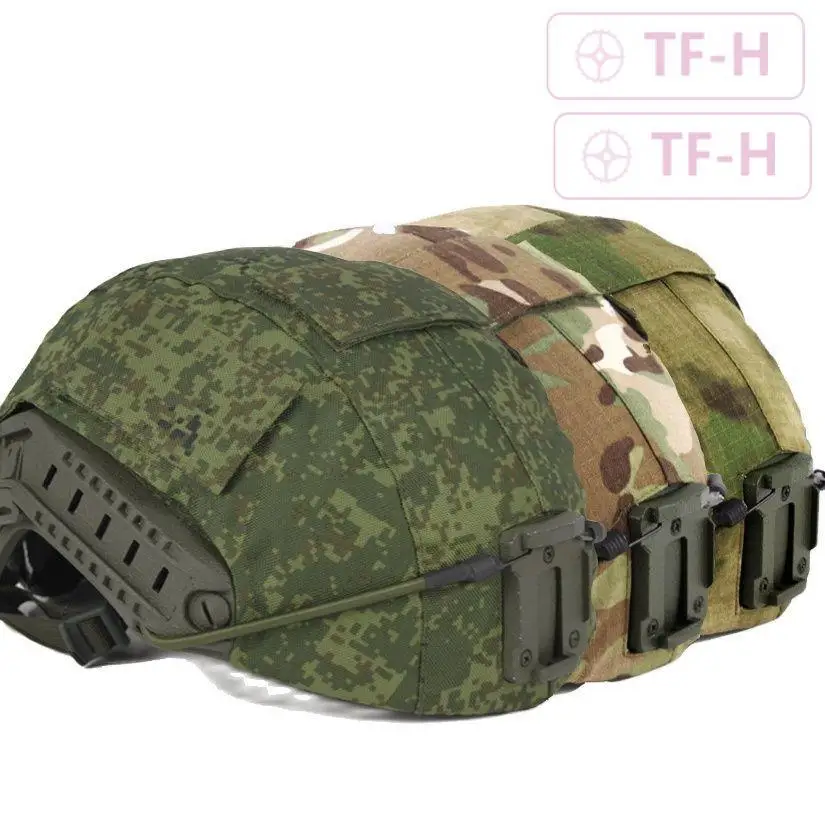 Hunting Tactical Helmet Cloth Skin Cover for TOR Tactical Helmet MC EMR Digital Camo MOX Green Ruins Camouflage