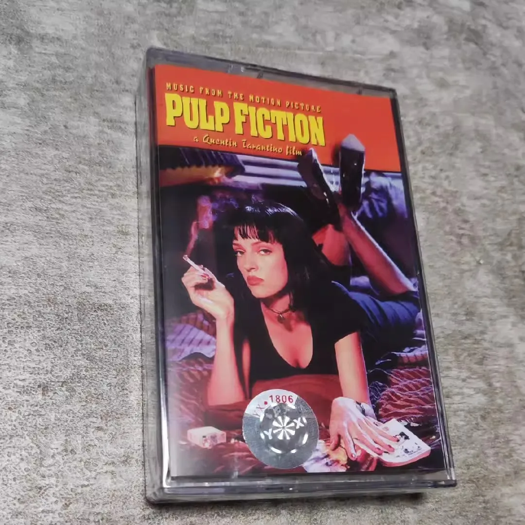 

Movie Quentin Tarantino Pulp Fiction Music Tape Greatest Hits OST Album Soundtracks Box Cosplay Recorder Car Walkman Cassettes