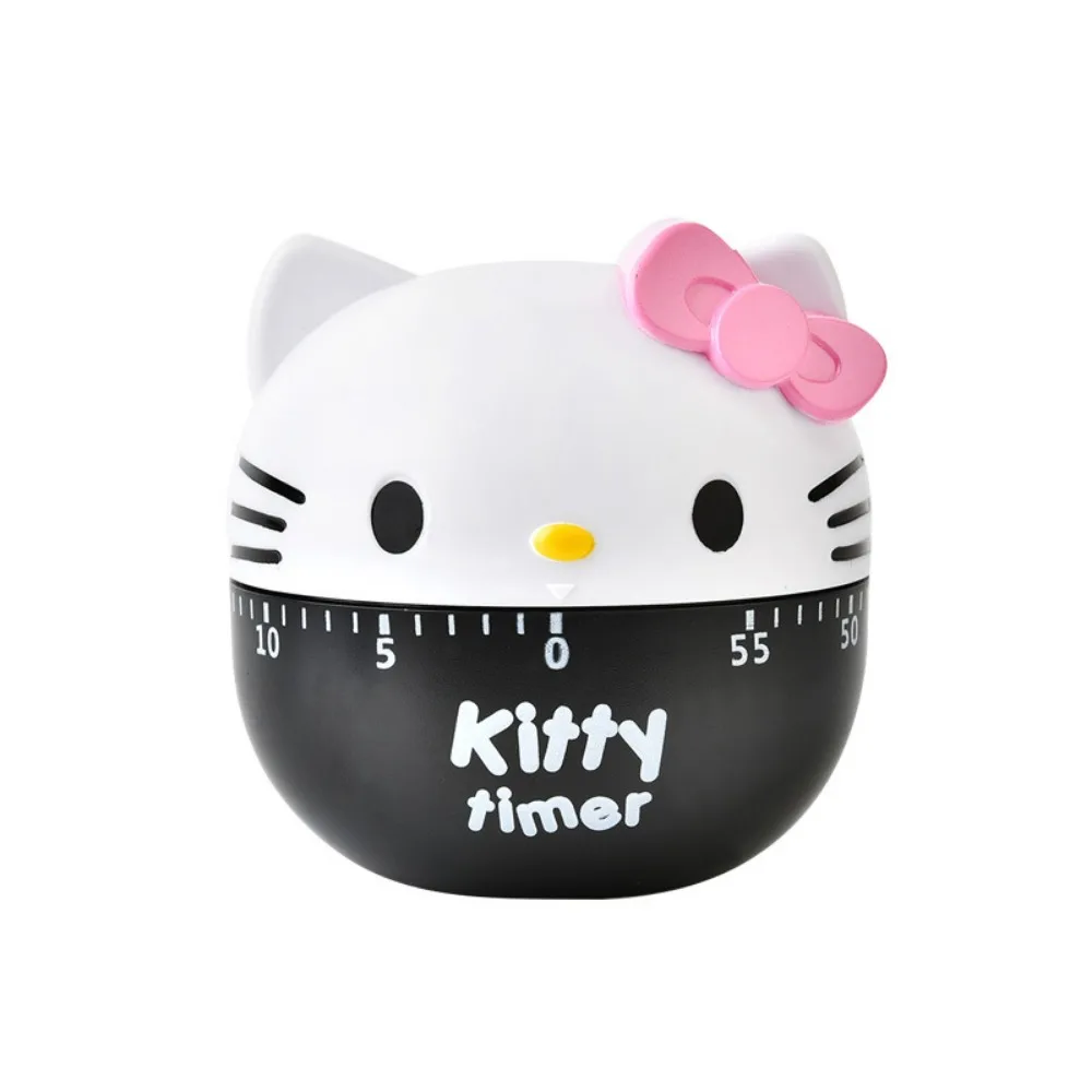 Miniso Kawaii Cute Sanrio Hello Kitty Timer Professional Kitchen Cooking Cartoon A Young Girl's Heart Timepiece Holiday Gift