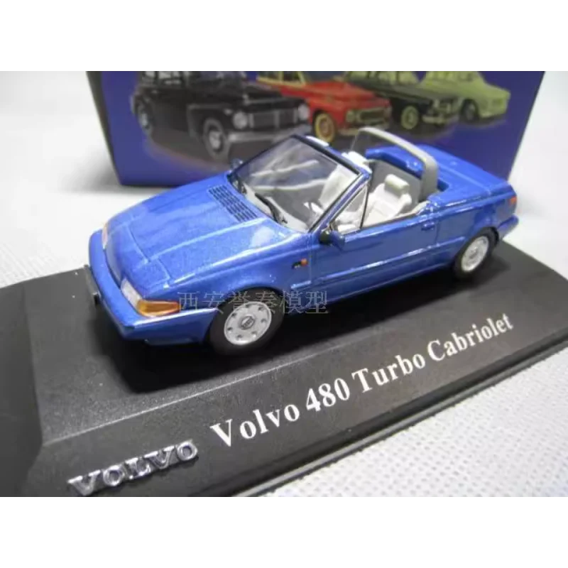 

Литой под давлением ATLAS масштаб 1/34, VOLVO 480 TURBO CABRIOLET, модель автомобиля из сплава, Коллекционная игрушка, подарок, сувенир, украшение для дисплея